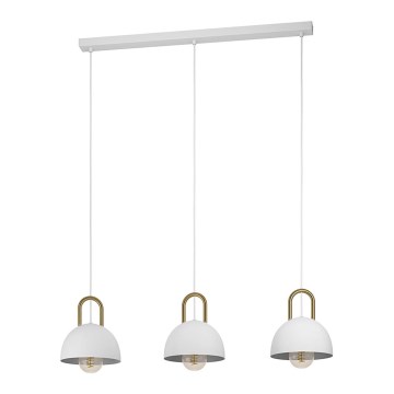 Eglo - Chandelier on a string 3xE27/40W/230V white