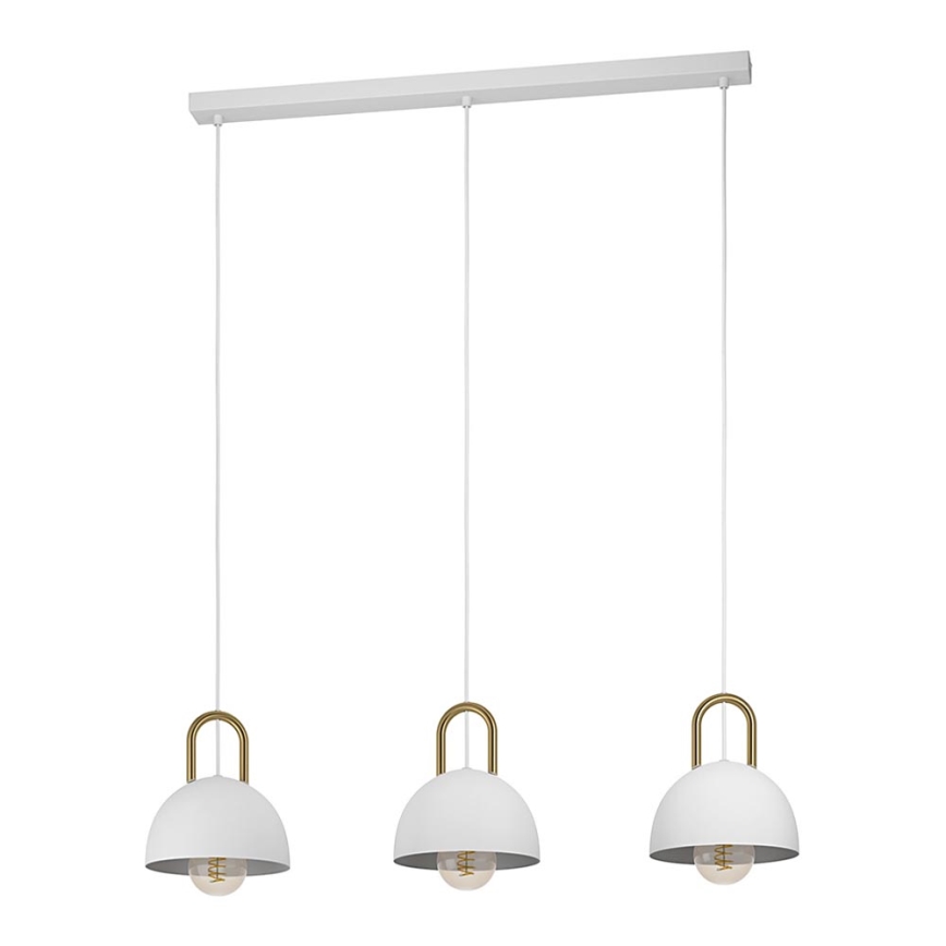 Eglo - Chandelier on a string 3xE27/40W/230V white
