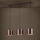 Eglo - Chandelier on a string 3xE27/60W/230V copper