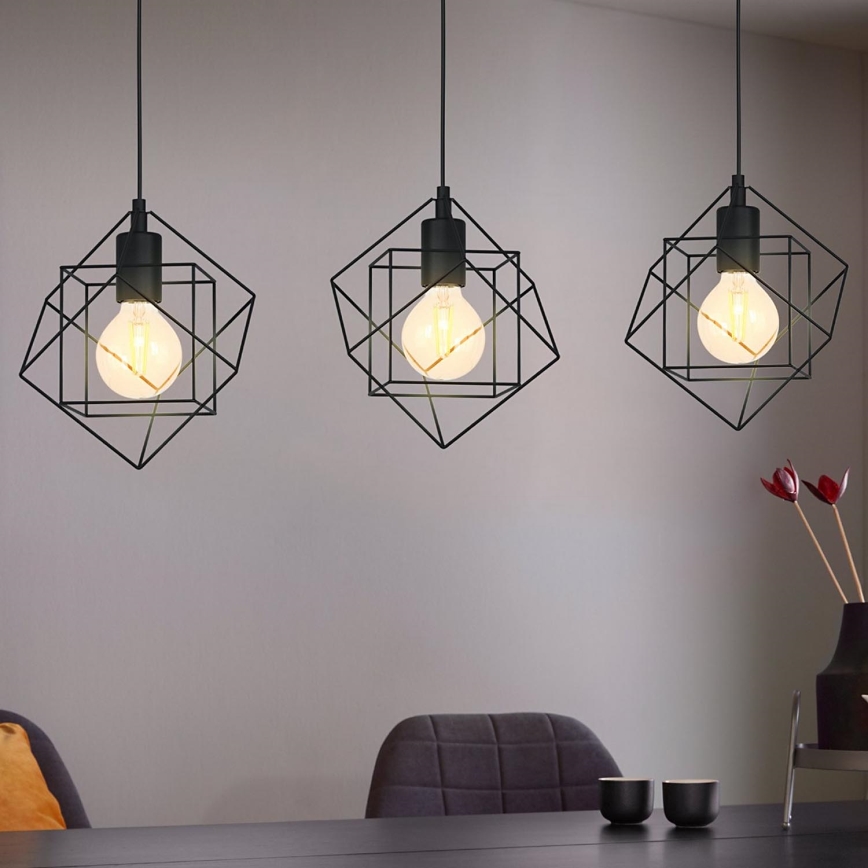 Eglo - Chandelier on a string 3xE27/60W/230V