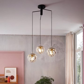 Eglo - Chandelier on a string 3xE27/60W/230V