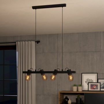 Eglo - Chandelier on a string 4xE27/15W/230V