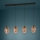 Eglo - Chandelier on a string 4xE27/40W/230V brown