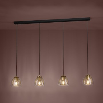 Eglo - Chandelier on a string 4xE27/40W/230V gold