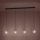 Eglo - Chandelier on a string 4xE27/40W/230V gold