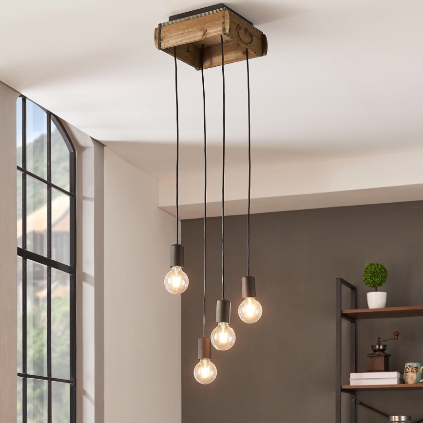 Eglo - Chandelier on a string 4xE27/40W/230V