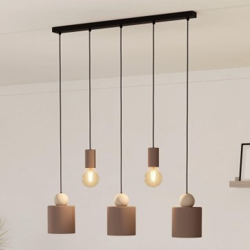 Eglo - Chandelier on a string 5xE27/40W/230V