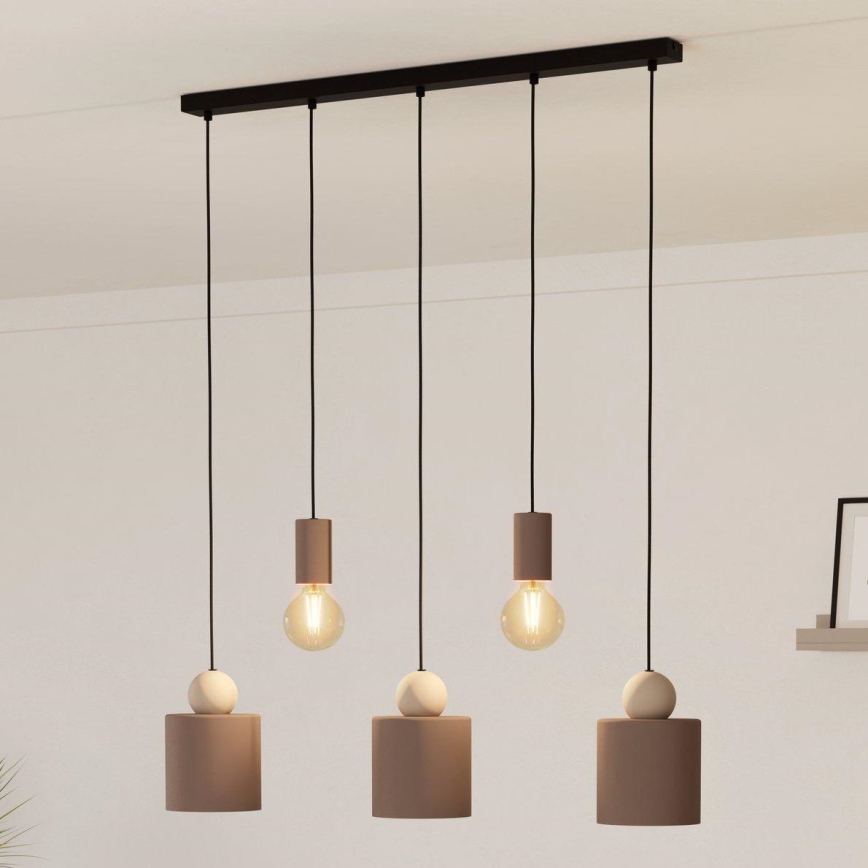 Eglo - Chandelier on a string 5xE27/40W/230V