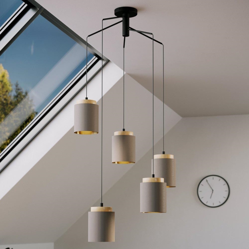 Eglo - Chandelier on a string 5xE27/40W/230V spider