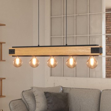 Eglo - Chandelier on a string 5xE27/60W/230V