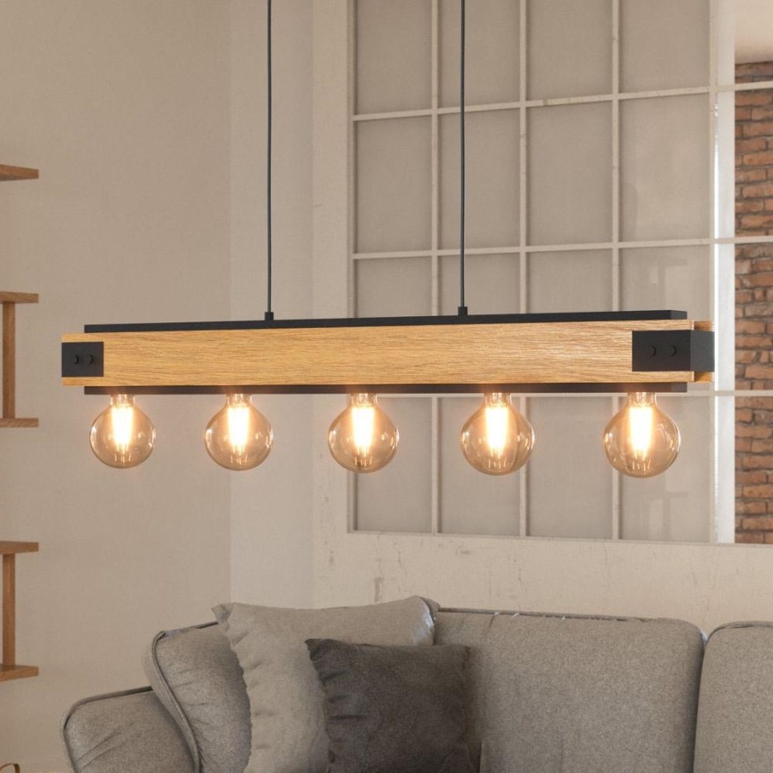 Eglo - Chandelier on a string 5xE27/60W/230V