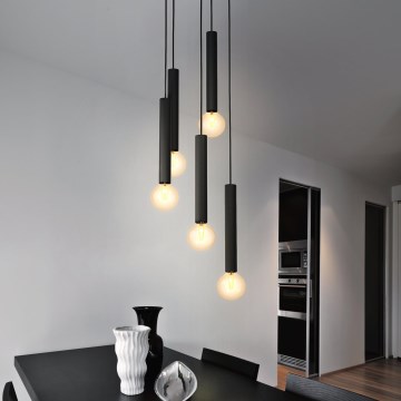 Eglo - Chandelier on a string 5xE27/60W/230V