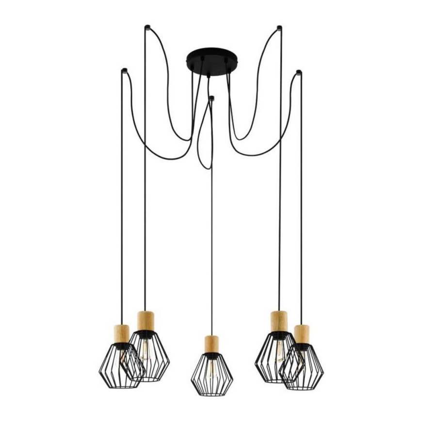 Eglo - Chandelier on a string 5xE27/60W/230V spider
