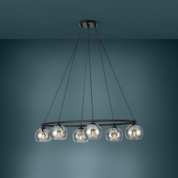 Eglo - Chandelier on a string 6xE14/25W/230V