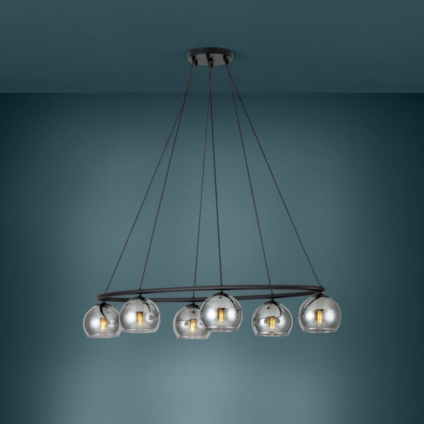 Eglo - Chandelier on a string 6xE14/25W/230V