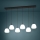 Eglo - Chandelier on a string 6xE27/40W/230V black