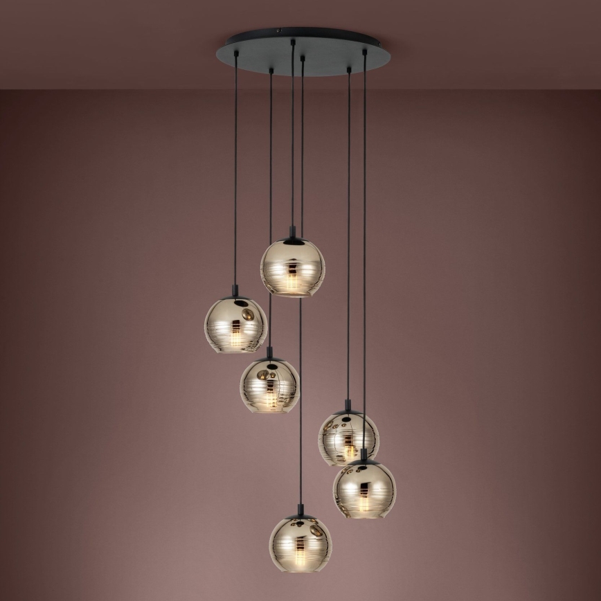 Eglo - Chandelier on a string 6xE27/40W/230V