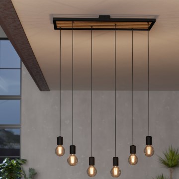 Eglo - Chandelier on a string 6xE27/40W/230V