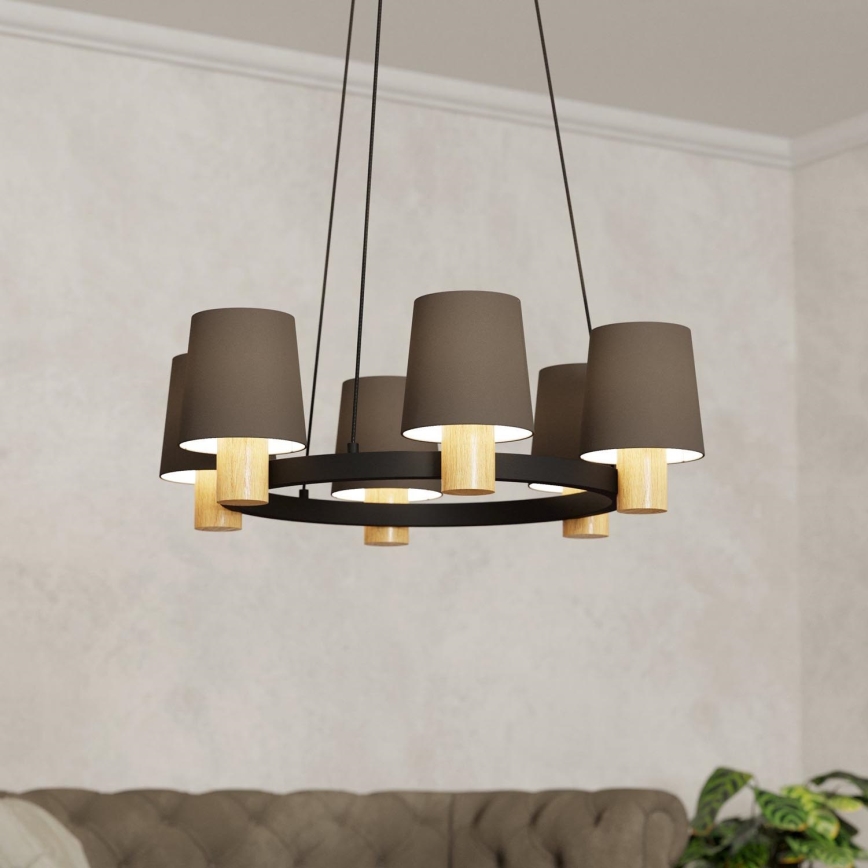 Eglo - Chandelier on a string 6xE27/40W/230V