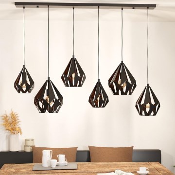 Eglo - Chandelier on a string 6xE27/40W/230V