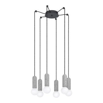 Eglo - Chandelier on a string 6xE27/40W/230V spider