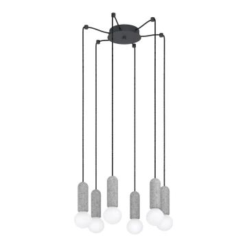 Eglo - Chandelier on a string 6xE27/40W/230V spider
