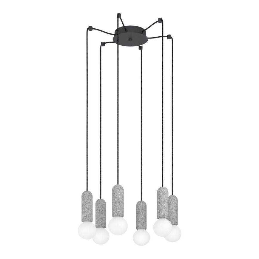 Eglo - Chandelier on a string 6xE27/40W/230V spider