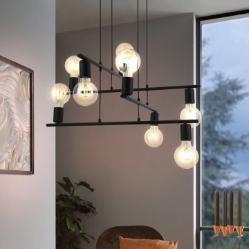 Eglo - Chandelier on a string 8xE27/40W/230V