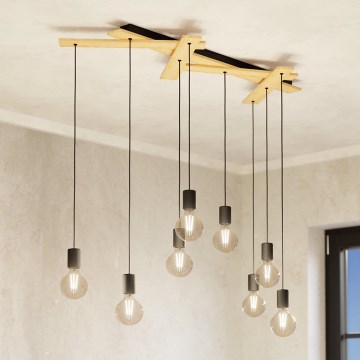 Eglo - Chandelier on a string 9xE27/40W/230V