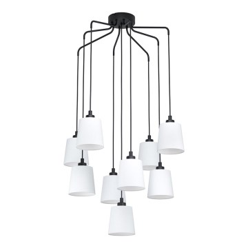 Eglo - Chandelier on a string 9xE27/40W/230V white