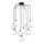 Eglo - Chandelier on a string 9xE27/40W/230V white