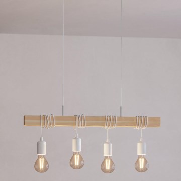 Eglo - Chandelier on a string TOWNSHEND 4xE27/60W/230V