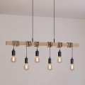 Eglo - Chandelier on a string TOWNSHEND 6xE27/60W/230V - FSC certified