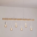 Eglo - Chandelier on a string TOWNSHEND 6xE27/60W/230V