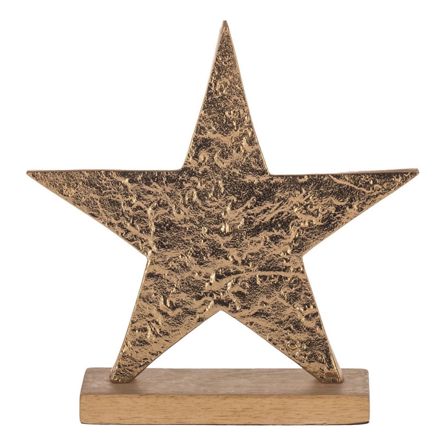 Eglo - Christmas decoration 21x20,5 cm star/gold