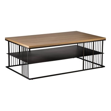 Eglo - Coffee table 36x100 cm brown/black - FSC certified