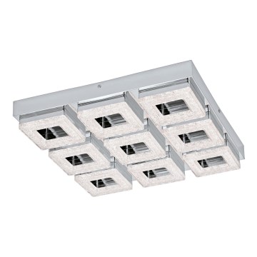 Eglo - Crystal ceiling light 9xLED/4W/230V