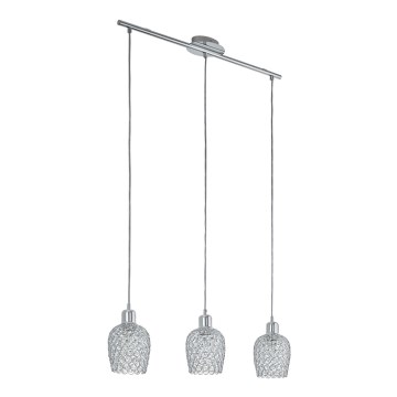 Eglo - Crystal chandelier 3xE27/60W/230V