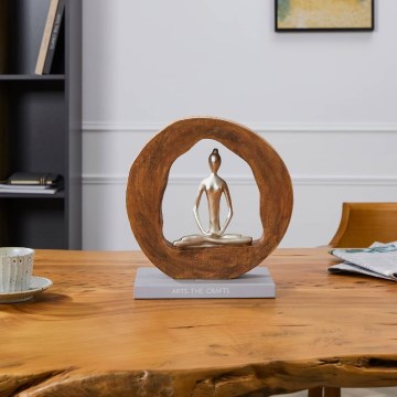 Eglo - Decoration 27,2x28,5 cm wood/resin
