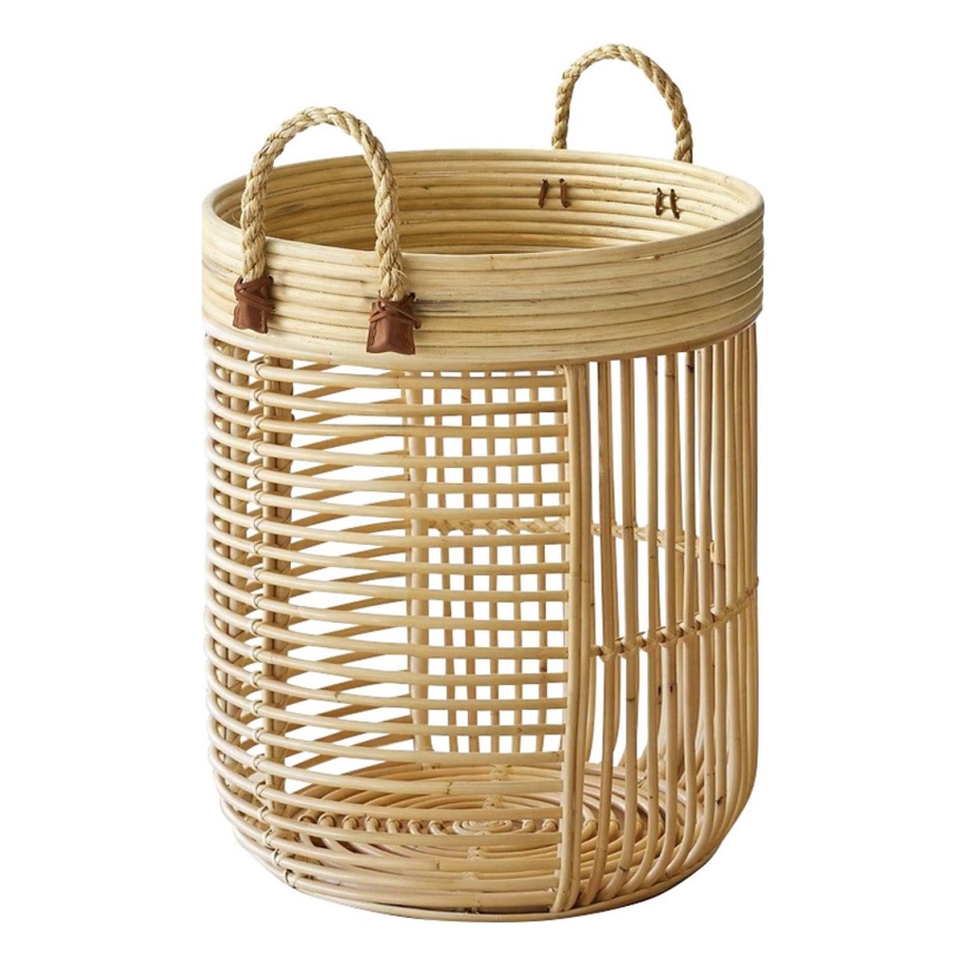 Eglo - Decorative basket 50x36 cm bamboo