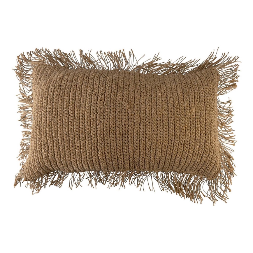 Eglo - Decorative pillow 35x60 cm brown