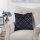 Eglo - Decorative pillow 45x45 cm black/silver