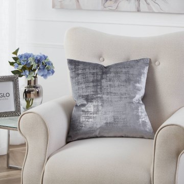 Eglo - Decorative pillow 45x45 cm grey