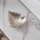 Eglo - Decorative tray 18,5x23,5 cm leaf/silver