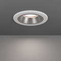Eglo - Dimmable LED Bathroom Recessed Ceiling Light, 4.8W/230V, 2700/4000/6500K, IP44, White/Gold