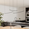 Eglo - Dimmable LED Cable Pendant Light LED/22W/230V 2700/4000/6500K Black