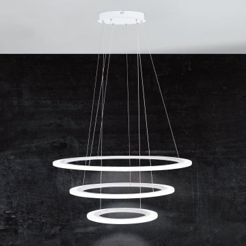 Eglo - Dimmable LED cable-suspended pendant, LEDs: 45W/230V + 33W + 19.5W