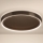 Eglo - Dimmable LED ceiling light LED/10W/230V + 4x LED/9.5W 2200–6500K Ø 55 cm brown + remote control