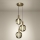Eglo - Dimmable LED chandelier LED/5W/230V + 2xLED/6.5W + 3xLED/1.6W 2200-6500K gold