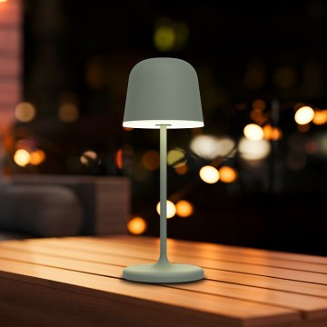 Eglo - Dimmable LED Outdoor Rechargeable Touch Table Lamp LED/1,8W/5V 2500/3000/4000K 2500 mAh IP54 green